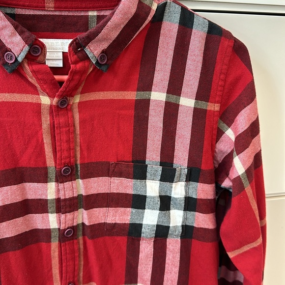 Burberry Children Button Down Long Sleeve - Picture 4 of 7